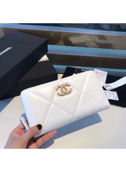 CHANEL 19 ZIPPER WALLET